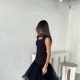 Luna black dress