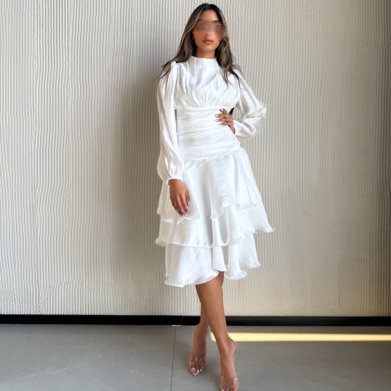 فستان بيرل ابيض